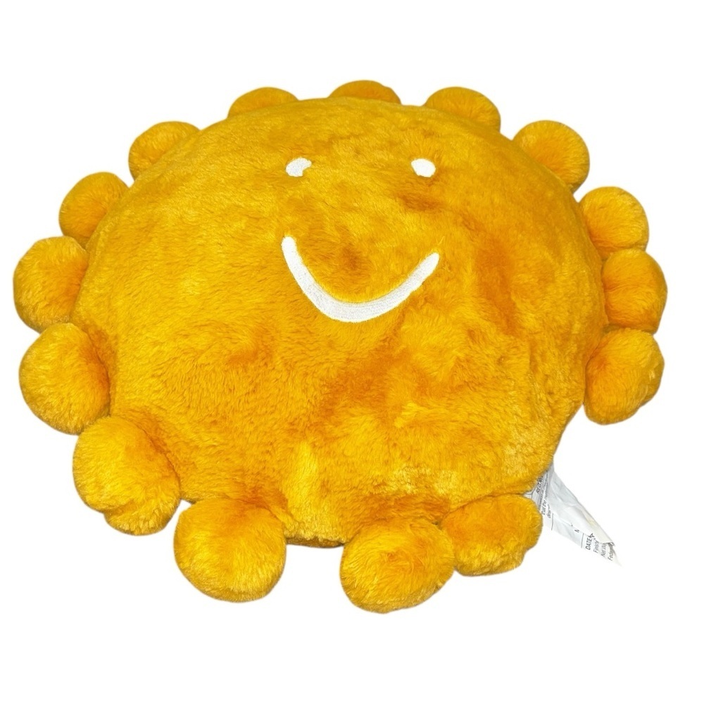 Sunshine kids pillowfort 16” Pom Pom golden sun throw pillow